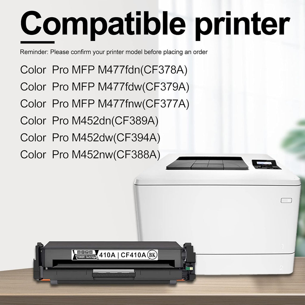 2 Black 410A Toner Cartridge Pack of 2 K5219