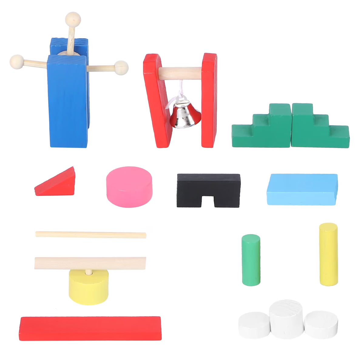 Wooden Domino Blocks Building Toy G3335