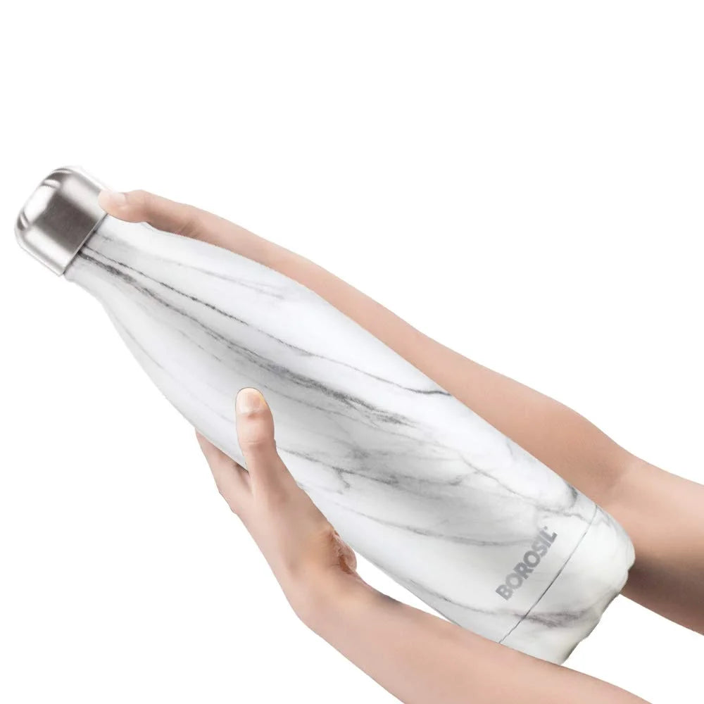 Marble Vacuum Insulated Flask Water Bottle, 750Ml B924