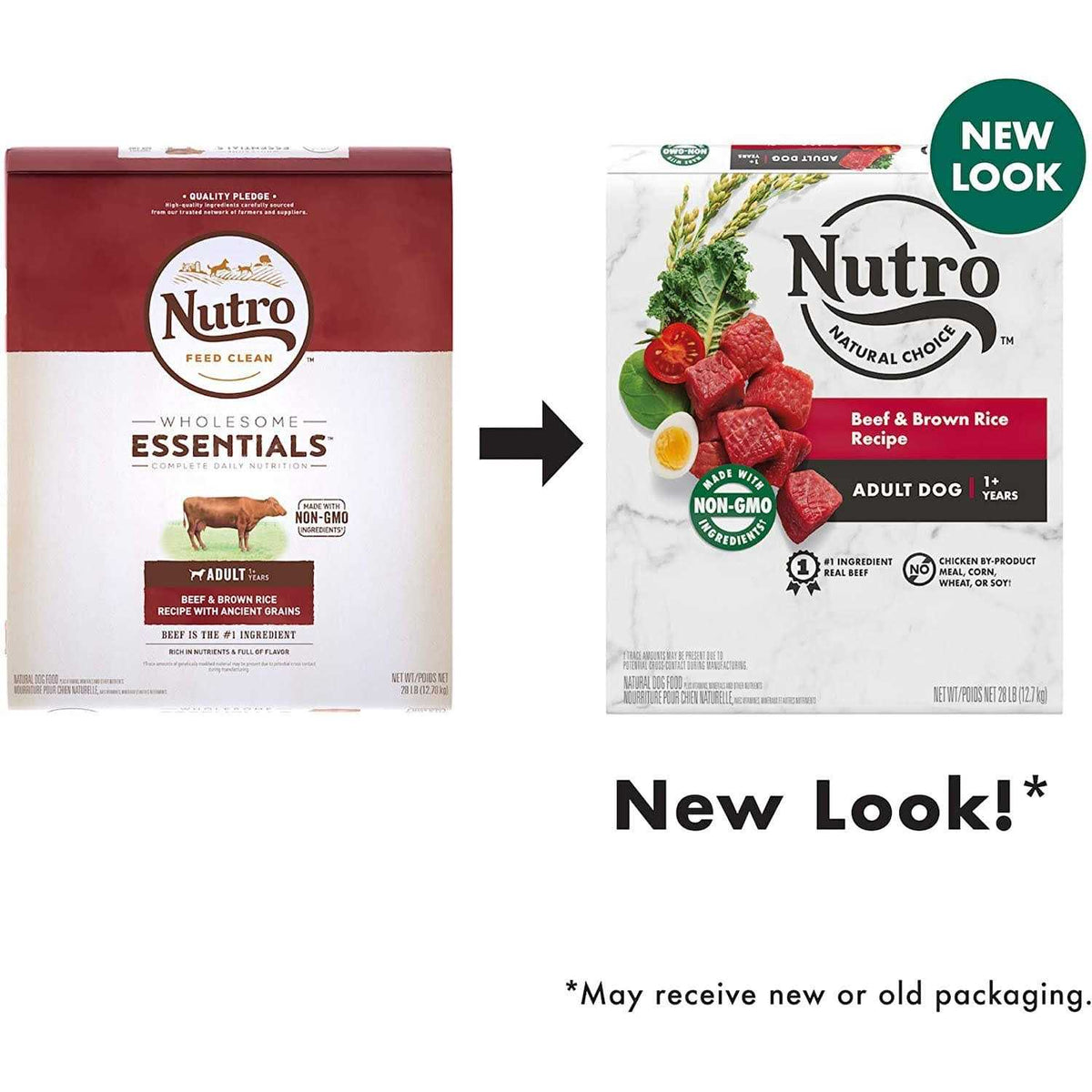 Adult Beef Rice Dry Dog Food P66440