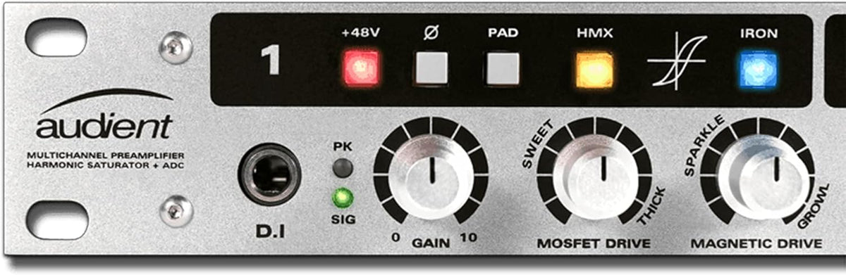 8 Channel Microphone Preamplifier with 2 XLR Mic Cables V4865