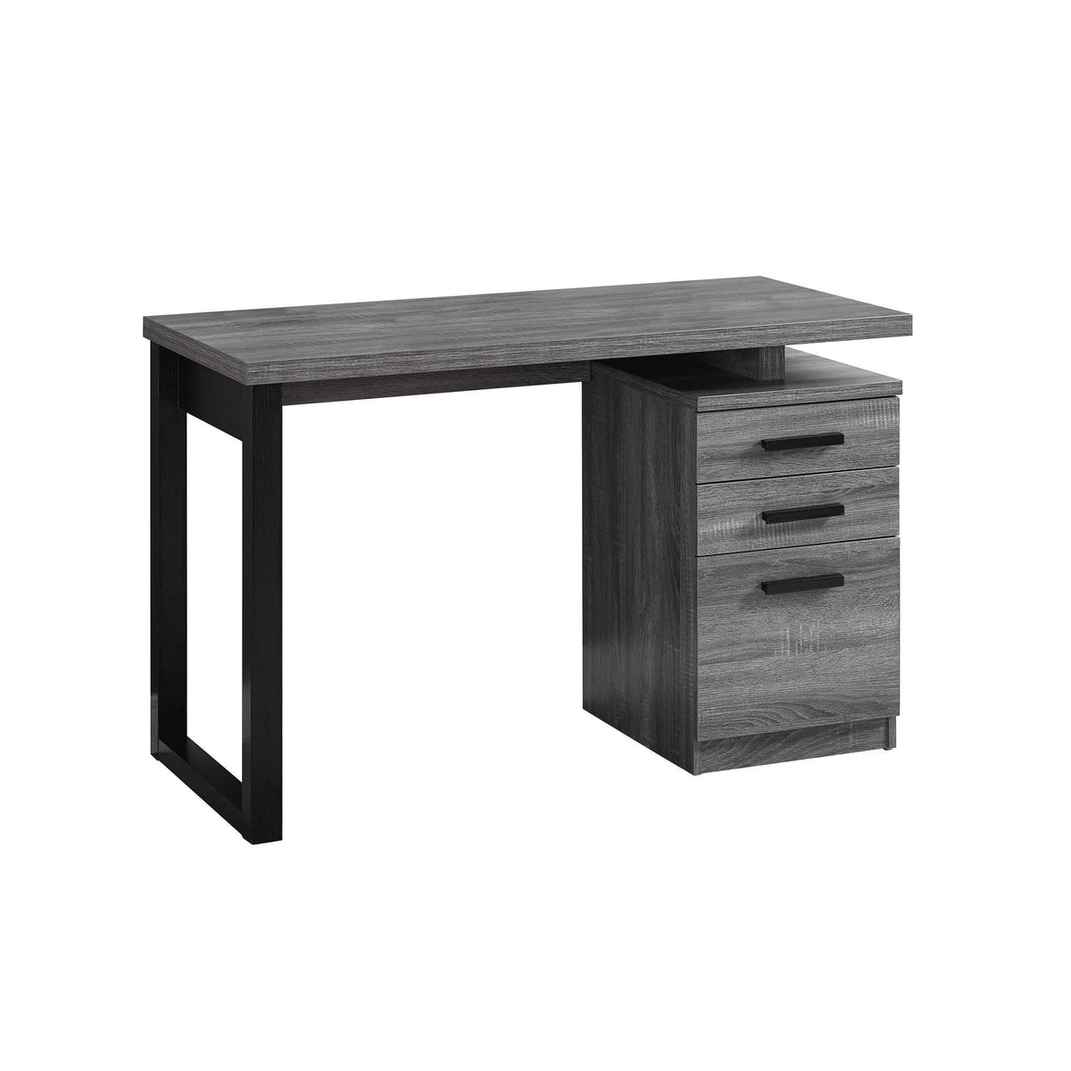 Grey Reclaimed Wood Computer Desk V728832