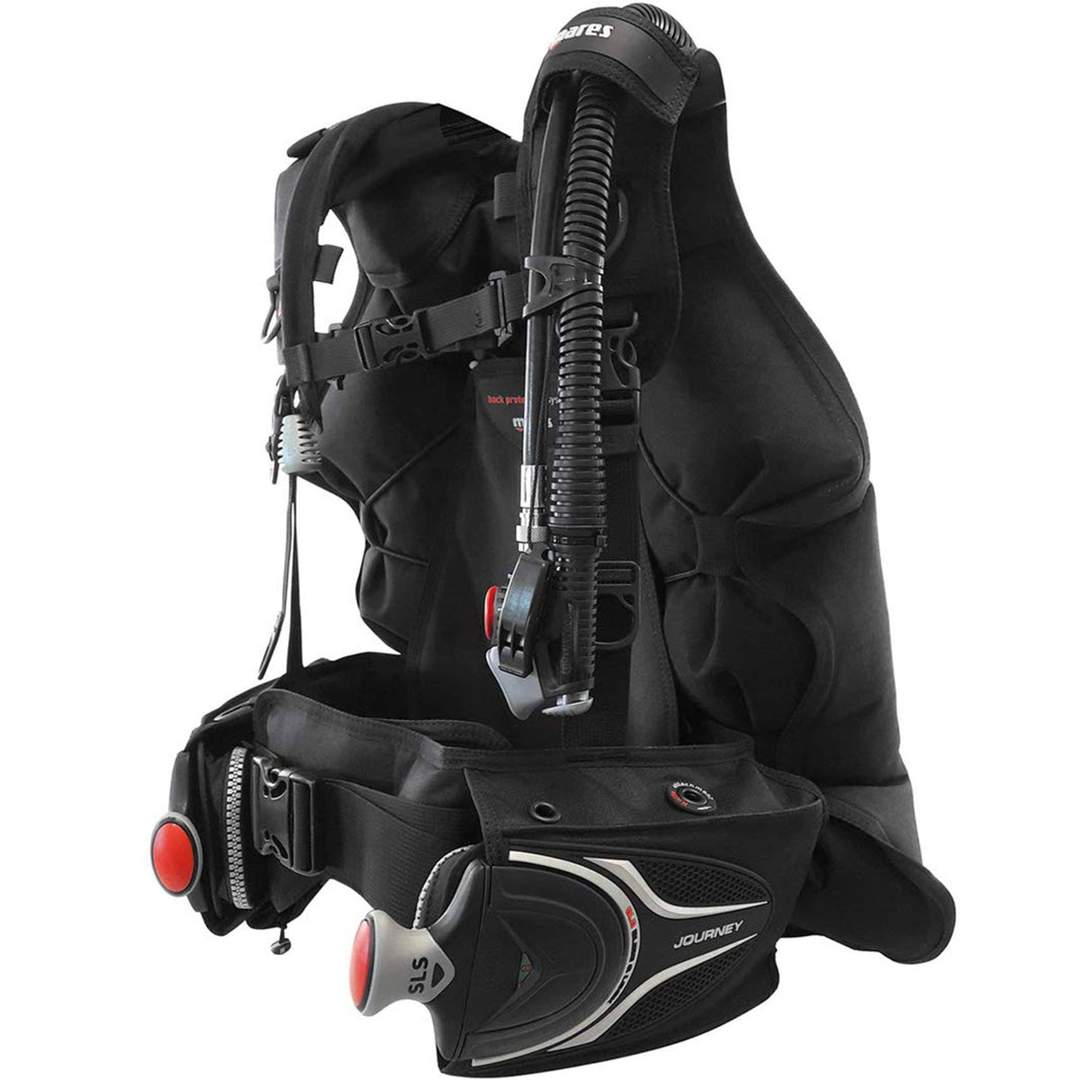 Black Back-Inflation Scuba BCD with Integrated Weight Pockets M73885