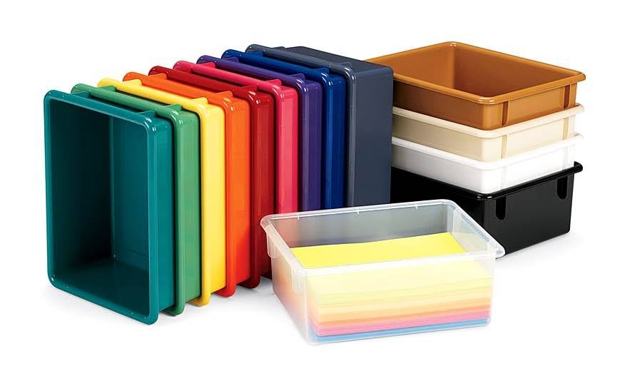Blue 10 Tub Mobile Storage K54801