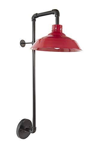 Red Metal Wall Sconce O953442