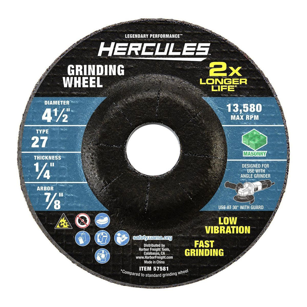 4-1/2 in. x 1/4 in. x 7/8 in. Type 27 Masonry Grinding Wheel M976113