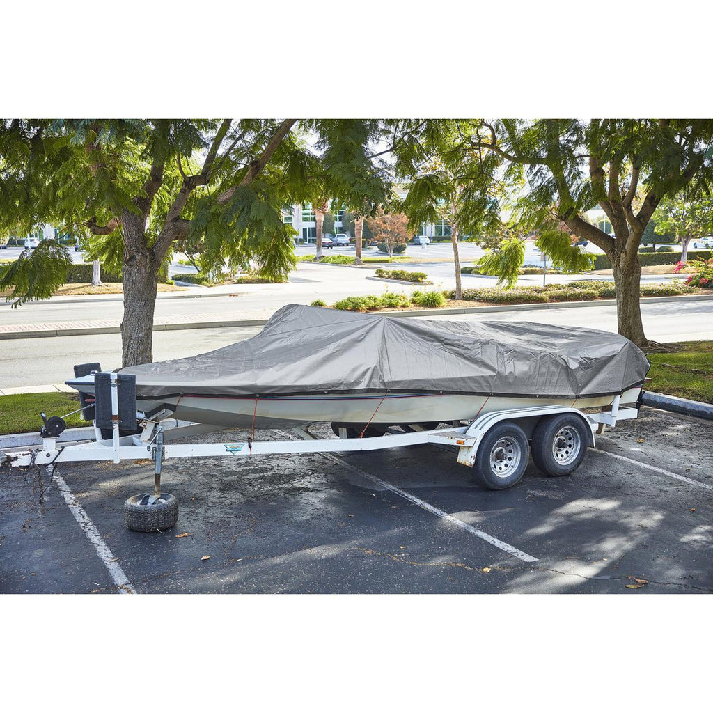 20 ft. x 30 ft. Silver and Black Weather-Resistant Tarp Z706645