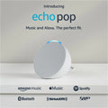 Compact Smart Speaker with Alexa Glacier White L5207