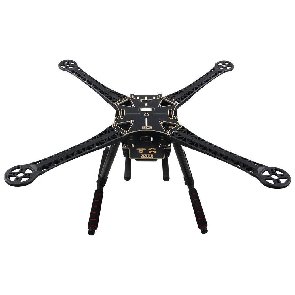 Quadcopter Fuselage Frame Kit PCB Version with Carbon Fiber Landing Gear Skid S8966