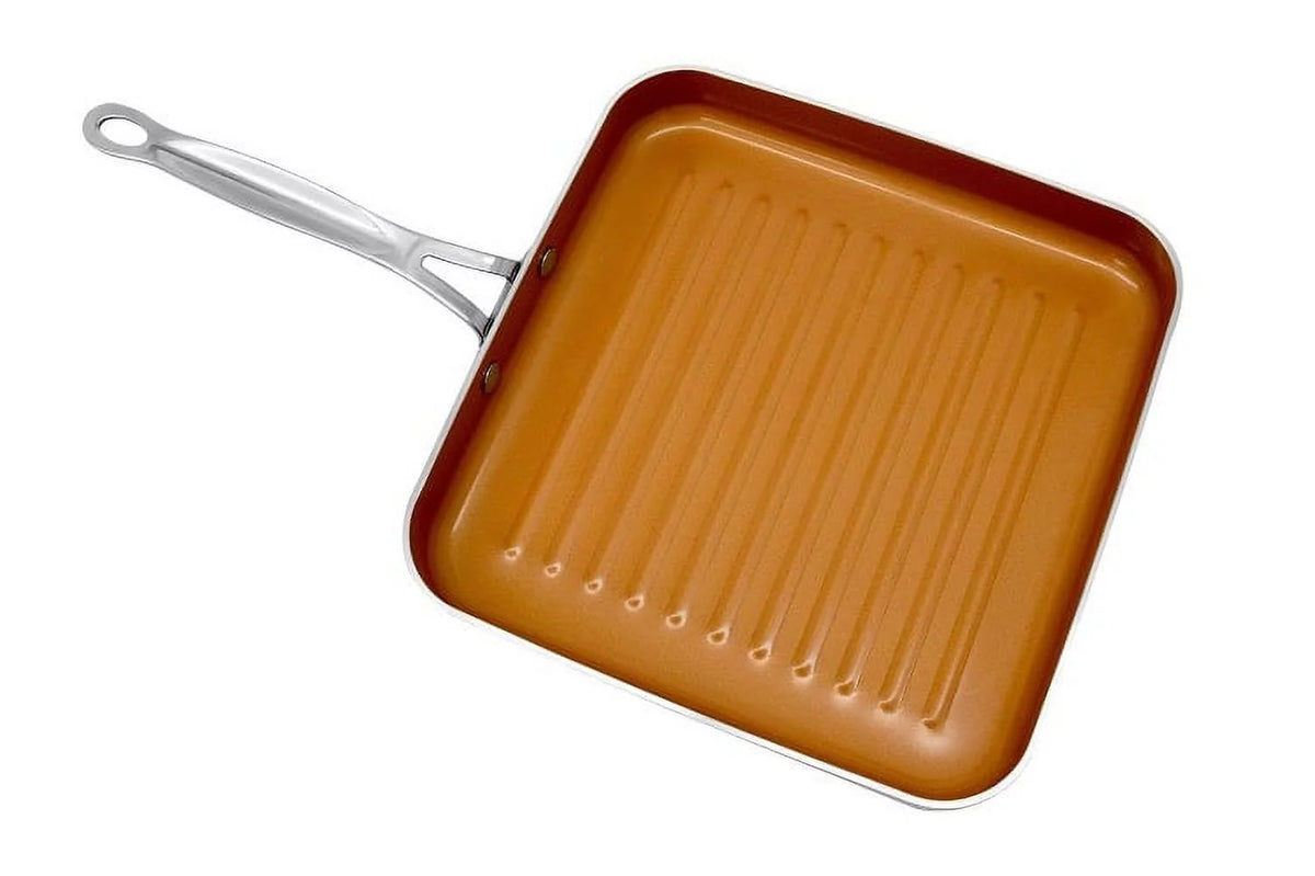 Aluminum Non-Stick Square Grill Pan Y5123