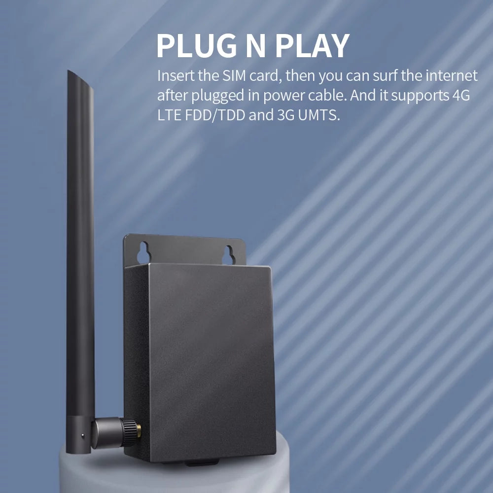 Outdoor Waterproof 4G Router with SIM Slot U3333