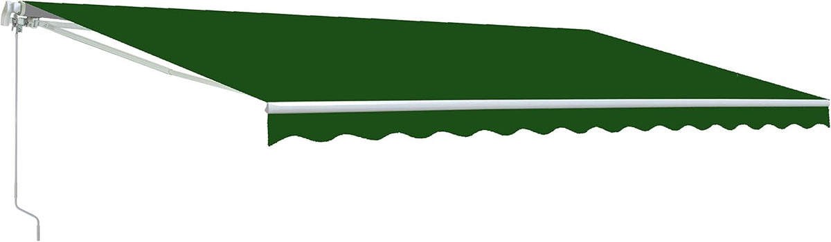 Brown 13 x 10 Feet Retractable Patio Awning I616569