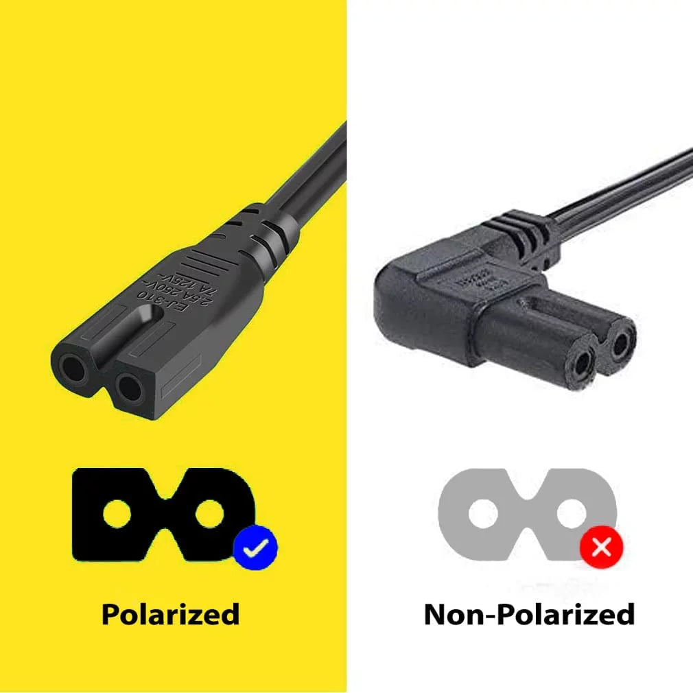 6FT 2 Prong Polarized Power Cord F29466