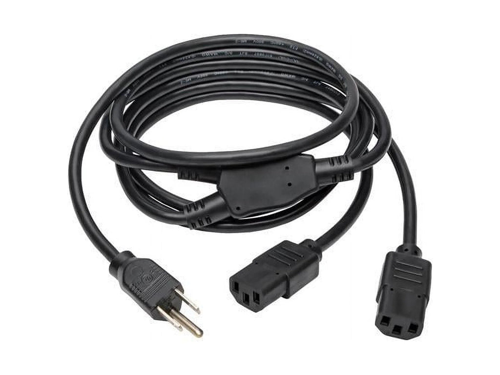 Universal Power Extension Cord Y Splitter Cable 6-ft. R779882