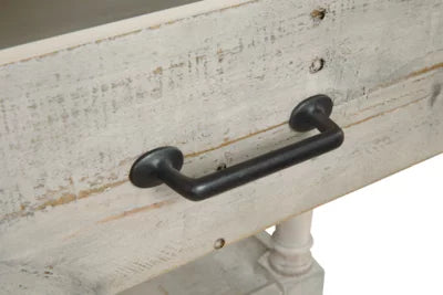 Whitewash End Table Q5189