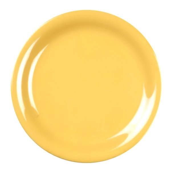 9x22 Narrow Rim Plate Melamine Pack of 6 U108727