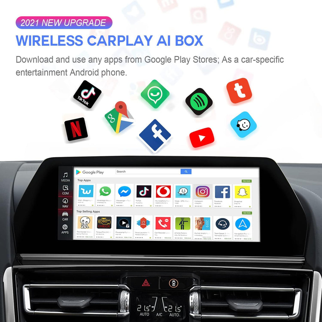 Carplay AI Box with WiFi, 4G SIM Card, Split Screen R79180