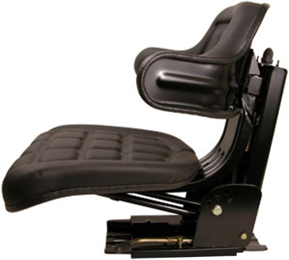 Black Universal Tractor Seat Susp w/ Base & Tracks Pack of 2 K9796