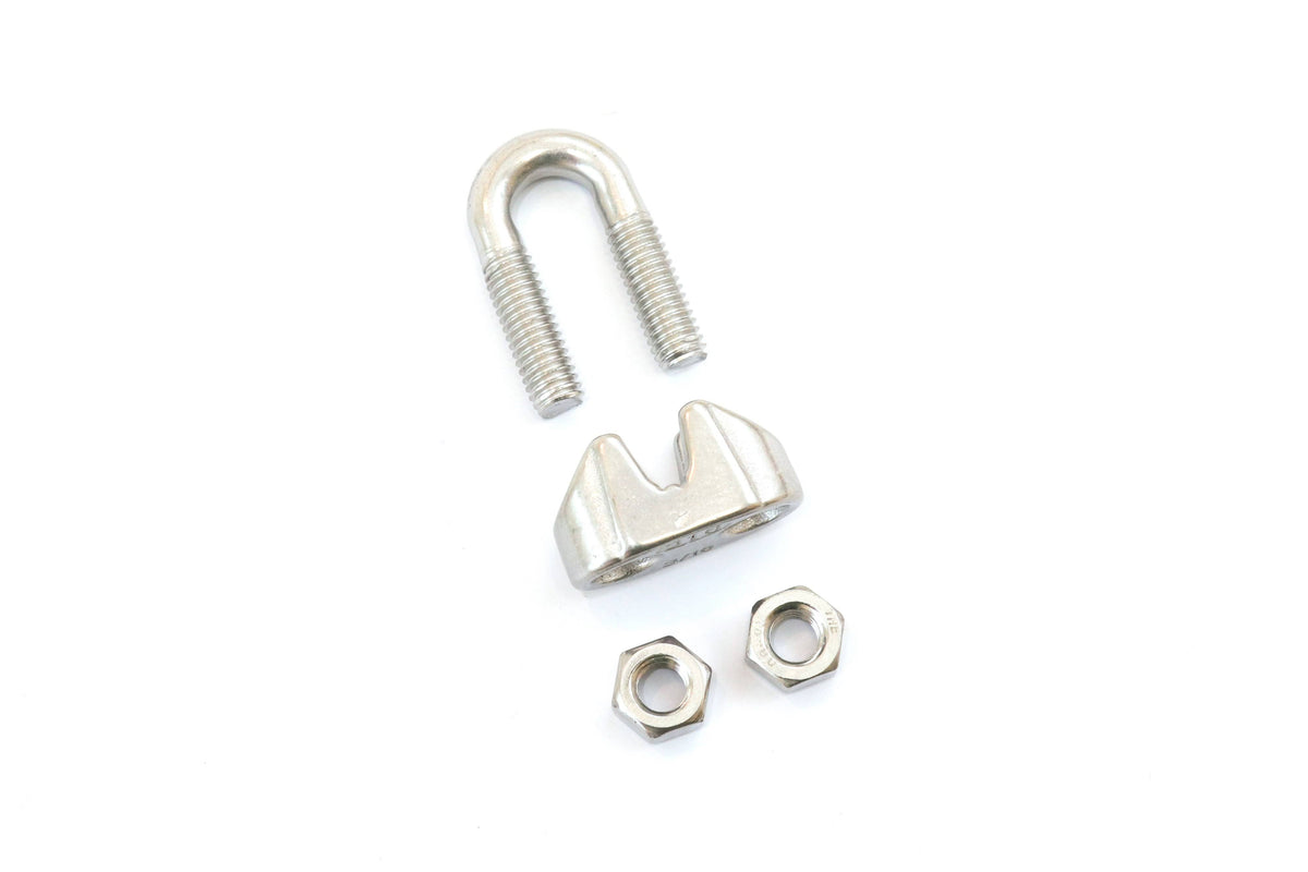 Stainless Steel Wire Rope Cable Clips 1/4 Inches 6mm R6900