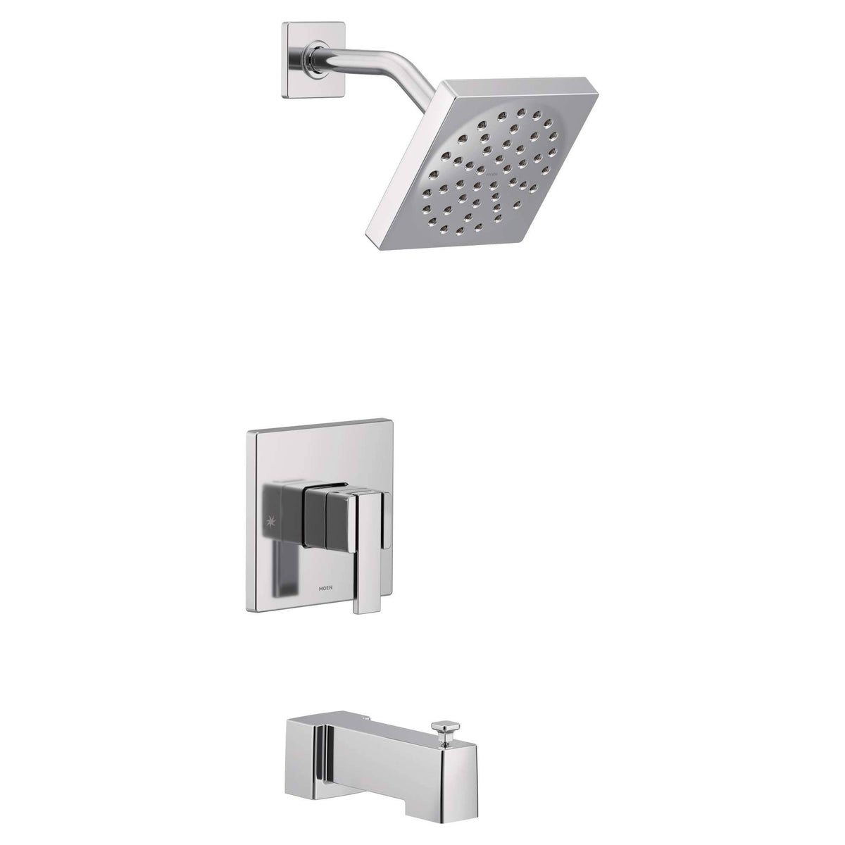 90 Degree 1-Handle Tub and Shower Trim Kit, Chrome B595239