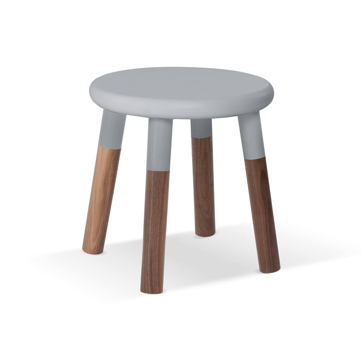 Kids Chair Set of 2 Walnut Deep Blue K376679