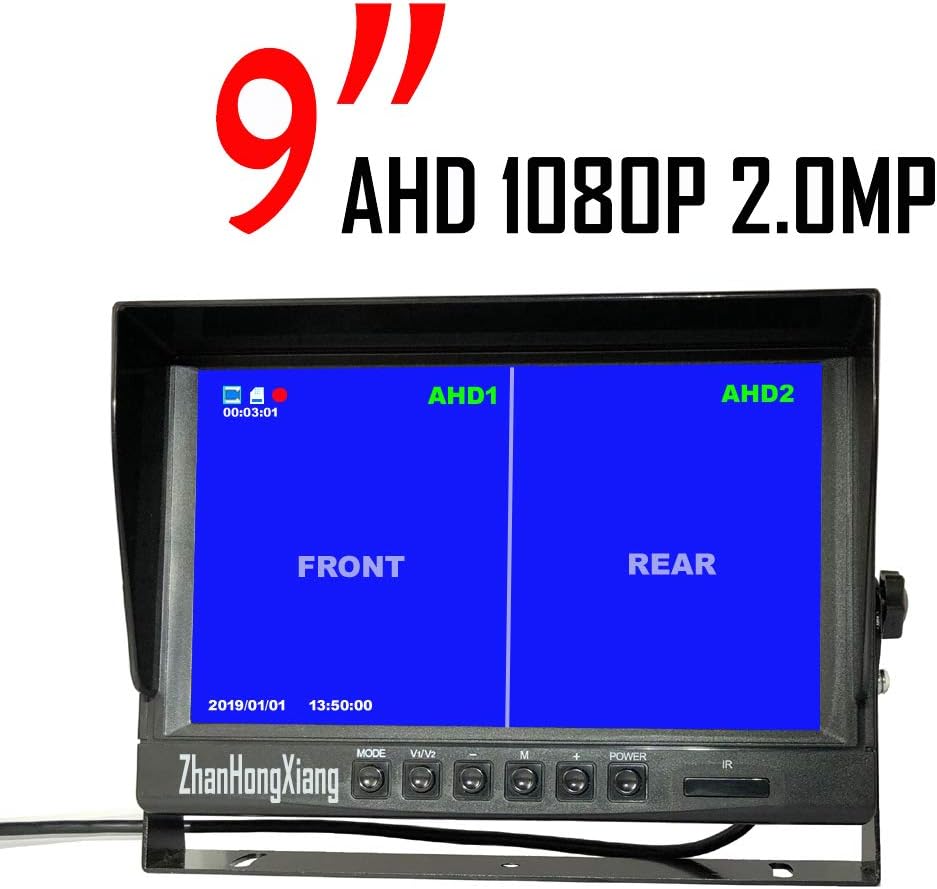 IP69 Waterproof HD 1080P Rear View Camera and 9 IPS Monitor System C347480