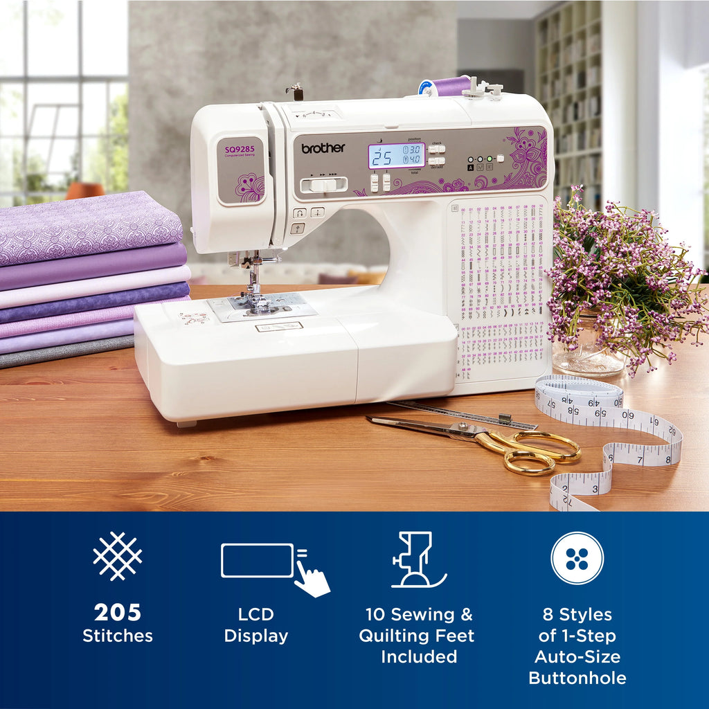 Computerized Sewing and Quilting Machine with Wide Table E1748