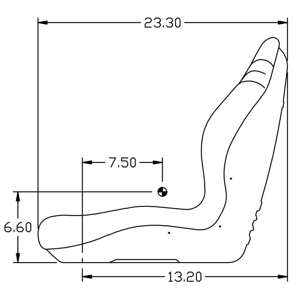 Yellow Seat for Compact Tractor J856