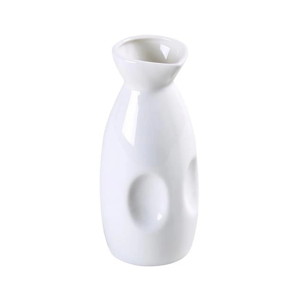 7.5 oz Bone White Porcelain Wine Pot P253