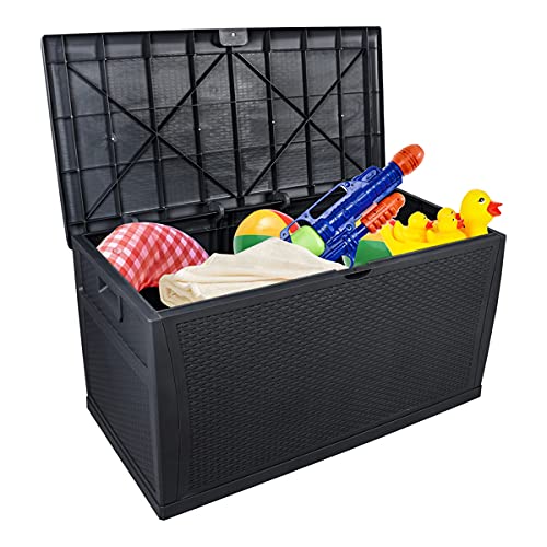 Brown 51 Gallon Waterproof Deck Storage Box M625699
