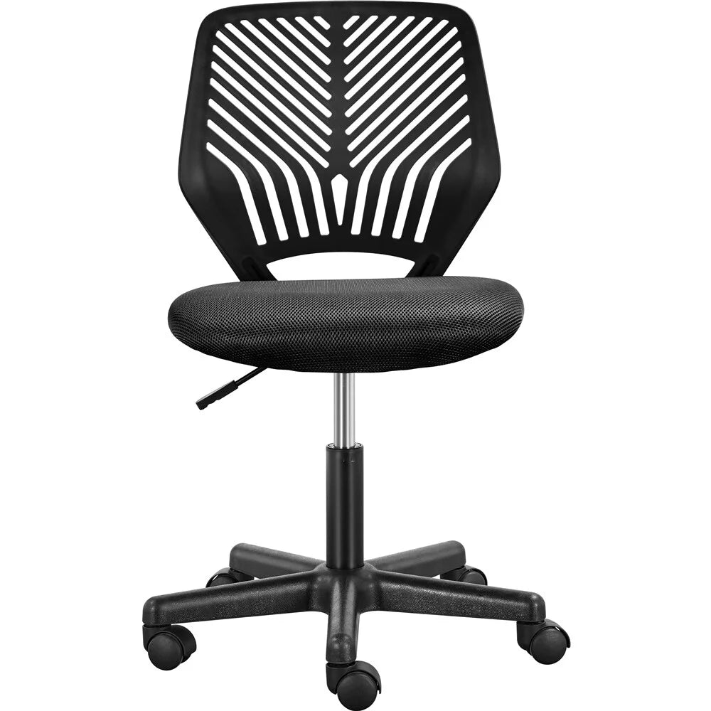 Purple Adjustable Armless Swivel Office Chair Q14695