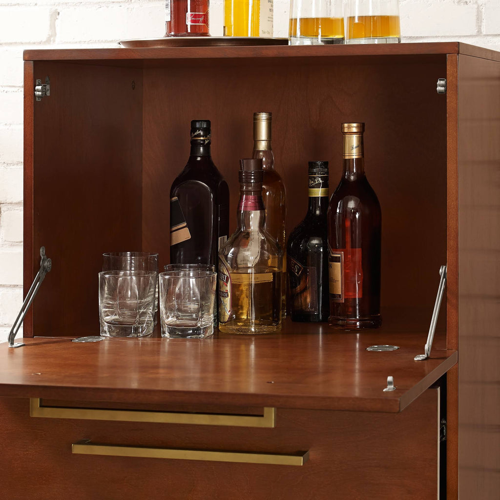 Mahogany Spirit Cabinet K86448