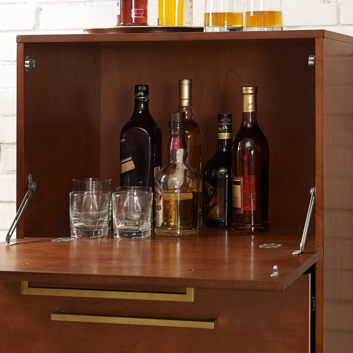 Mahogany Spirit Cabinet K86448