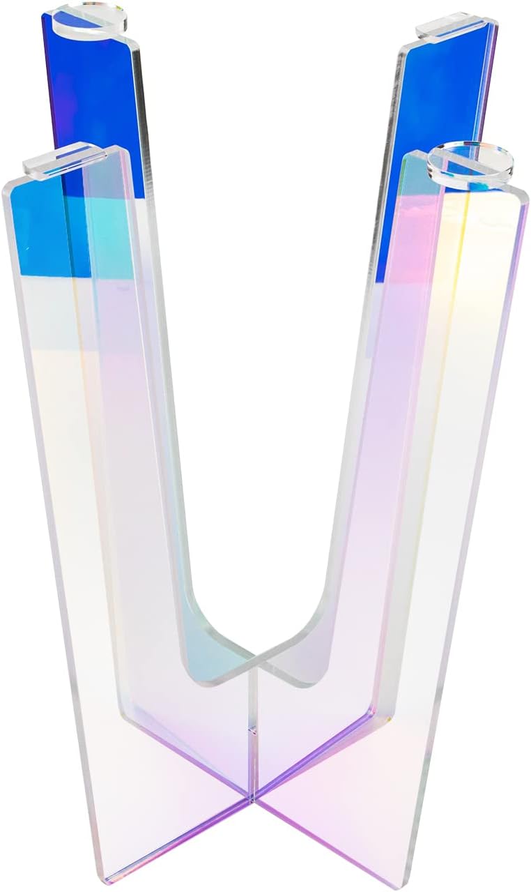 Acrylic Side Table with Storage Shelf Y799