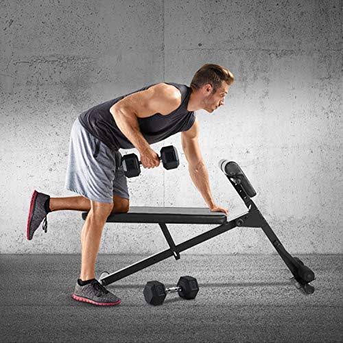 Black Hyperextension AB Bench J5652