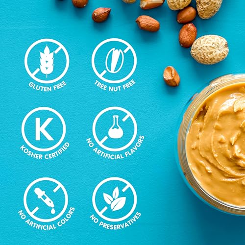 Natural Creamy Reduced Sugar and Sodium Peanut Butter, 15 Ounce (Pack of 12) K379648