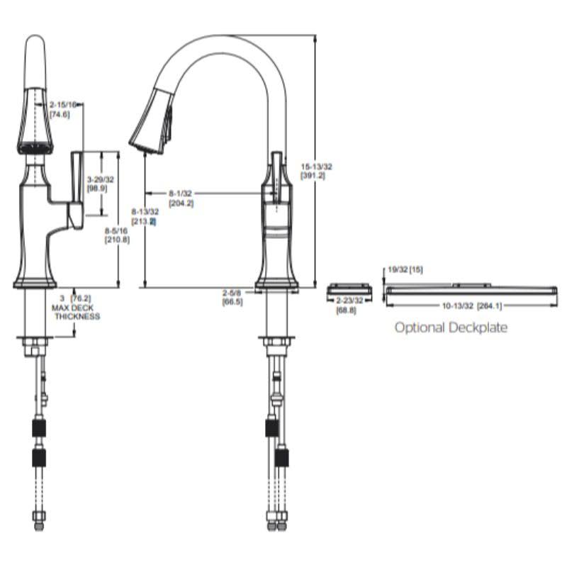 Polished Chrome Pull-Down Kitchen Faucet Q61014