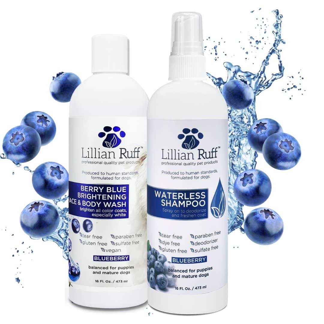 Berry Blue Brightening Face and Body Wash for Dogs and Cats Q75779