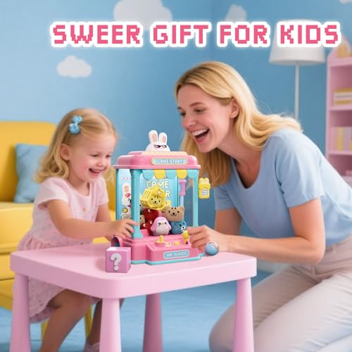 Mini Claw Machine with Plush and Capsule Toy P330