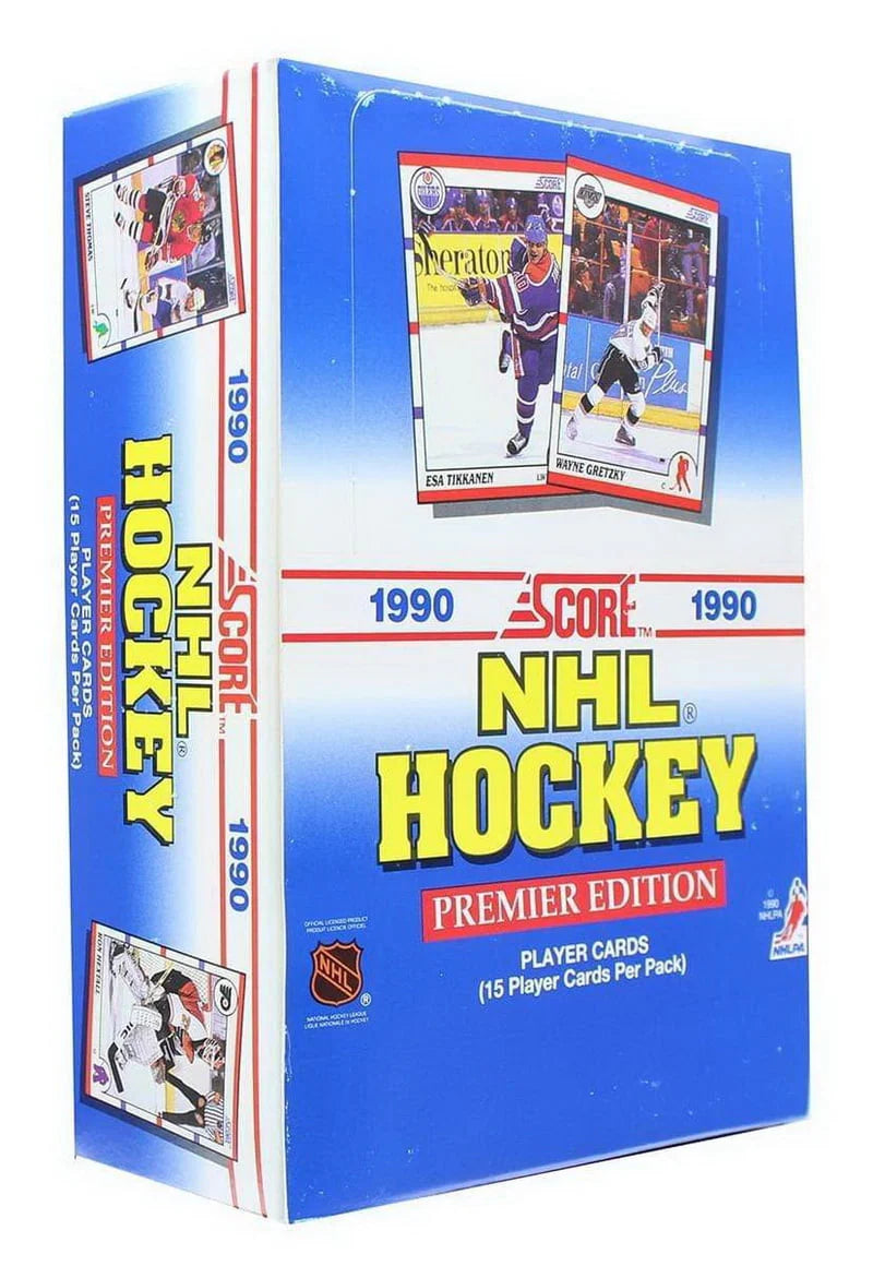 NHL 1990 Hockey Trading Card Box 36 Packs H944