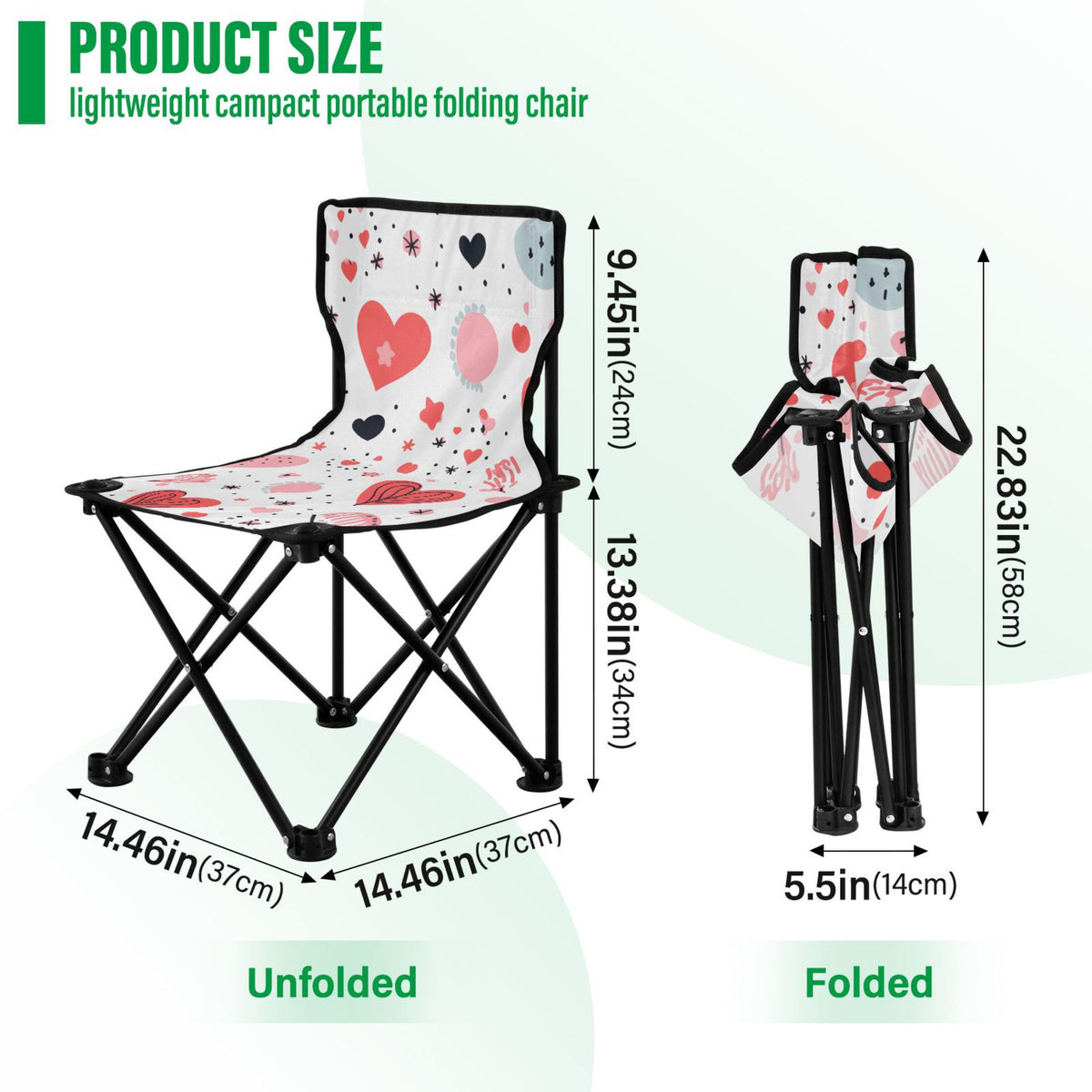 Portable Camping Chair with Carry Bag K643