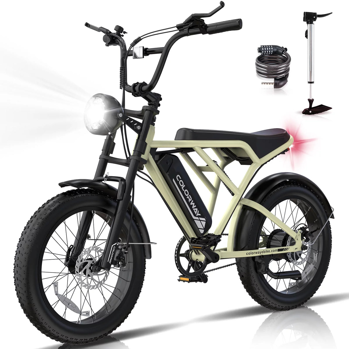 750W Electric Bike 20X4.0 Fat Tire 48V 15Ah Battery G399