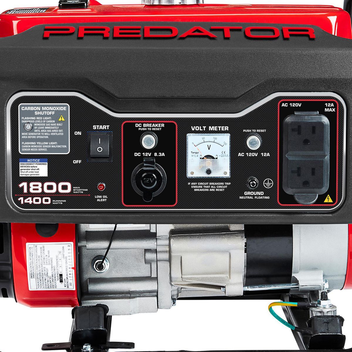 1800 Watt Gas-Powered Portable Generator L77458