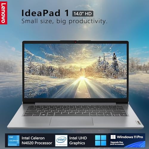 14" HD Display Intel Celeron N4020 4GB RAM 192GB Storage Laptop D4950