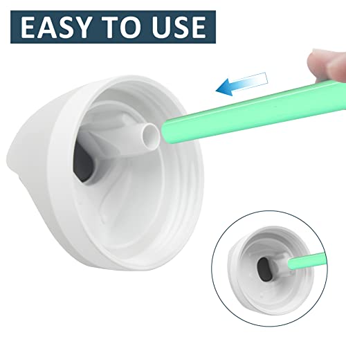 3pcs Reusable Straws with Cleaning Brush J12364