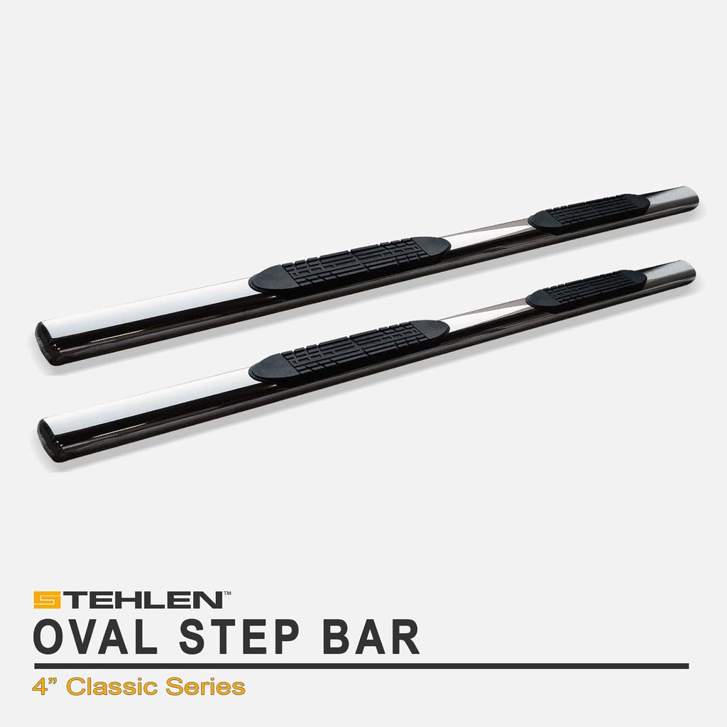 Stainless Steel 4 Oval Side Step Nerf Bars G579
