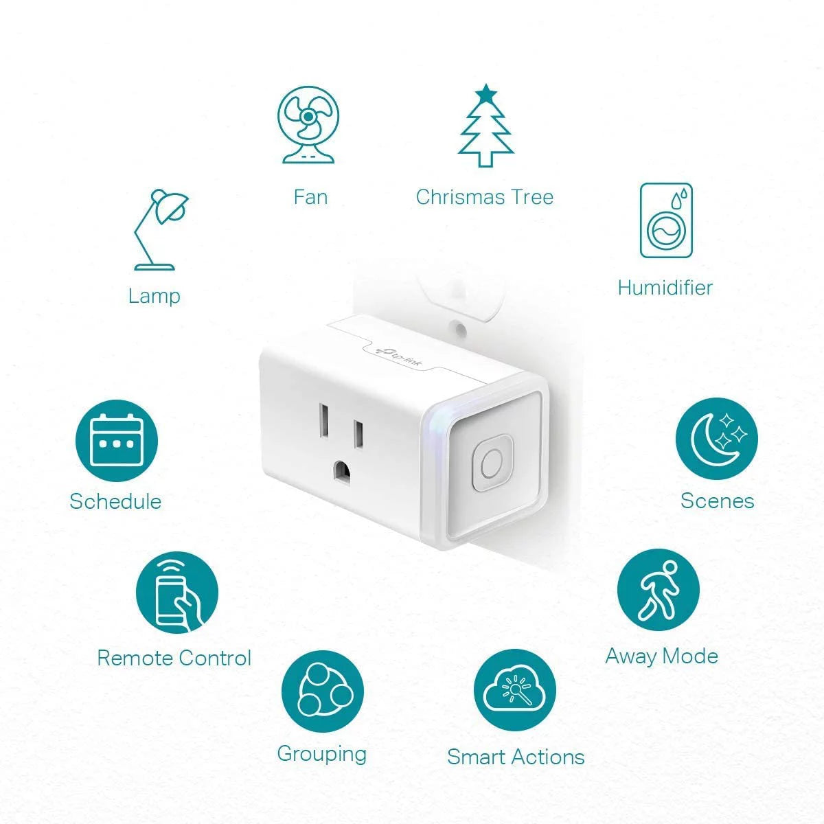 White 4-Pack Smart Plug R625