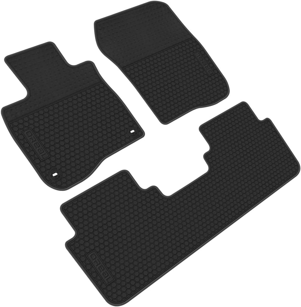 All Weather Floor Liners Custom Fit Heavy Duty Rubber Car Mats V113507