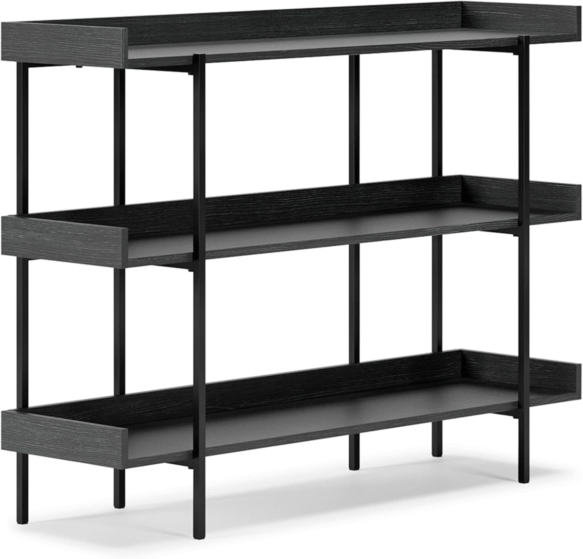 2 Tier Dark Gray Bookcase G722517