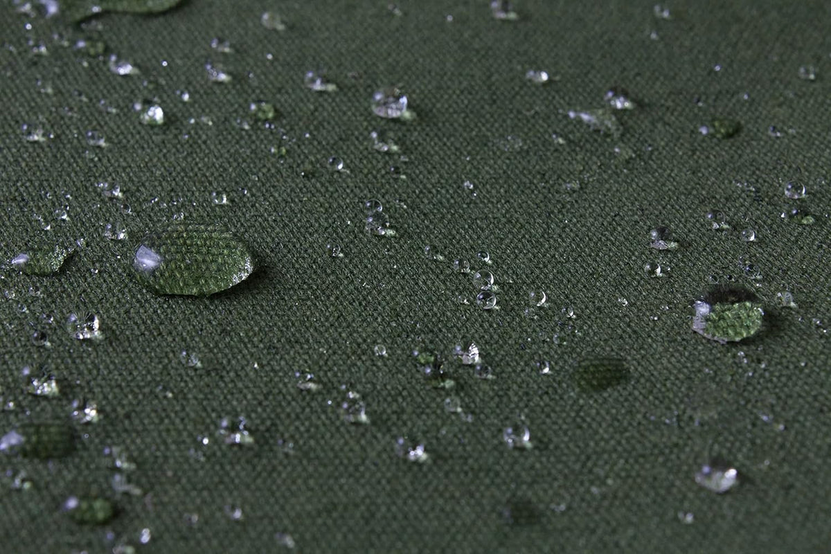Green Canvas Tarp 12oz Heavy Duty Water Resistant 10' x 16' Pack of 2 I38401